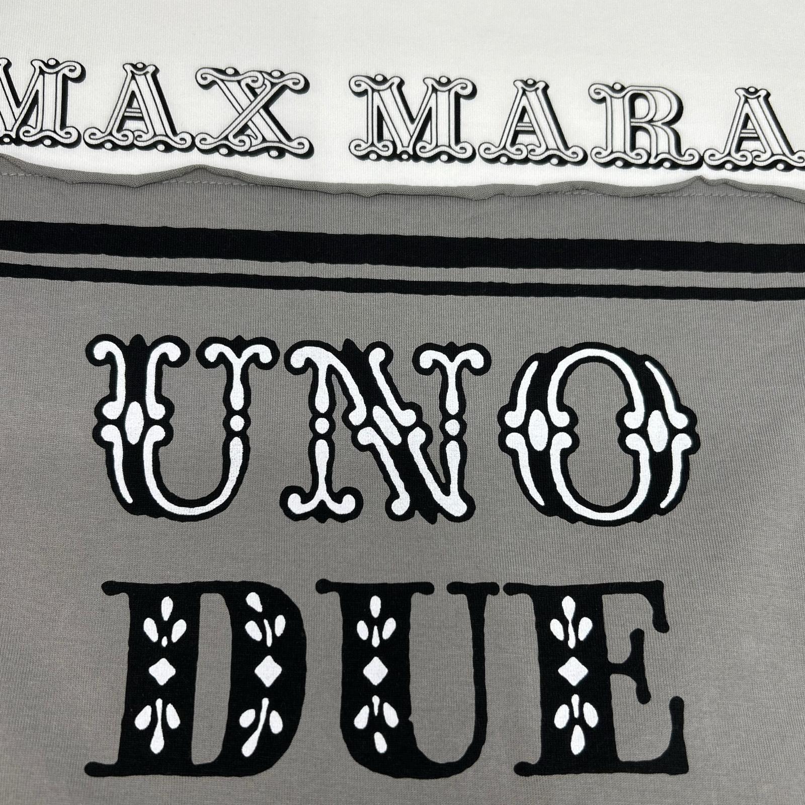 Max Mara マックスマーラ 19460313 ホワイト UNO DUE TRE Tシャツ トップス