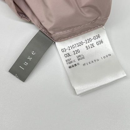 theory luxe セオリーリュクス 03-2107320 ピンク ナイロン フレアスカート スカート