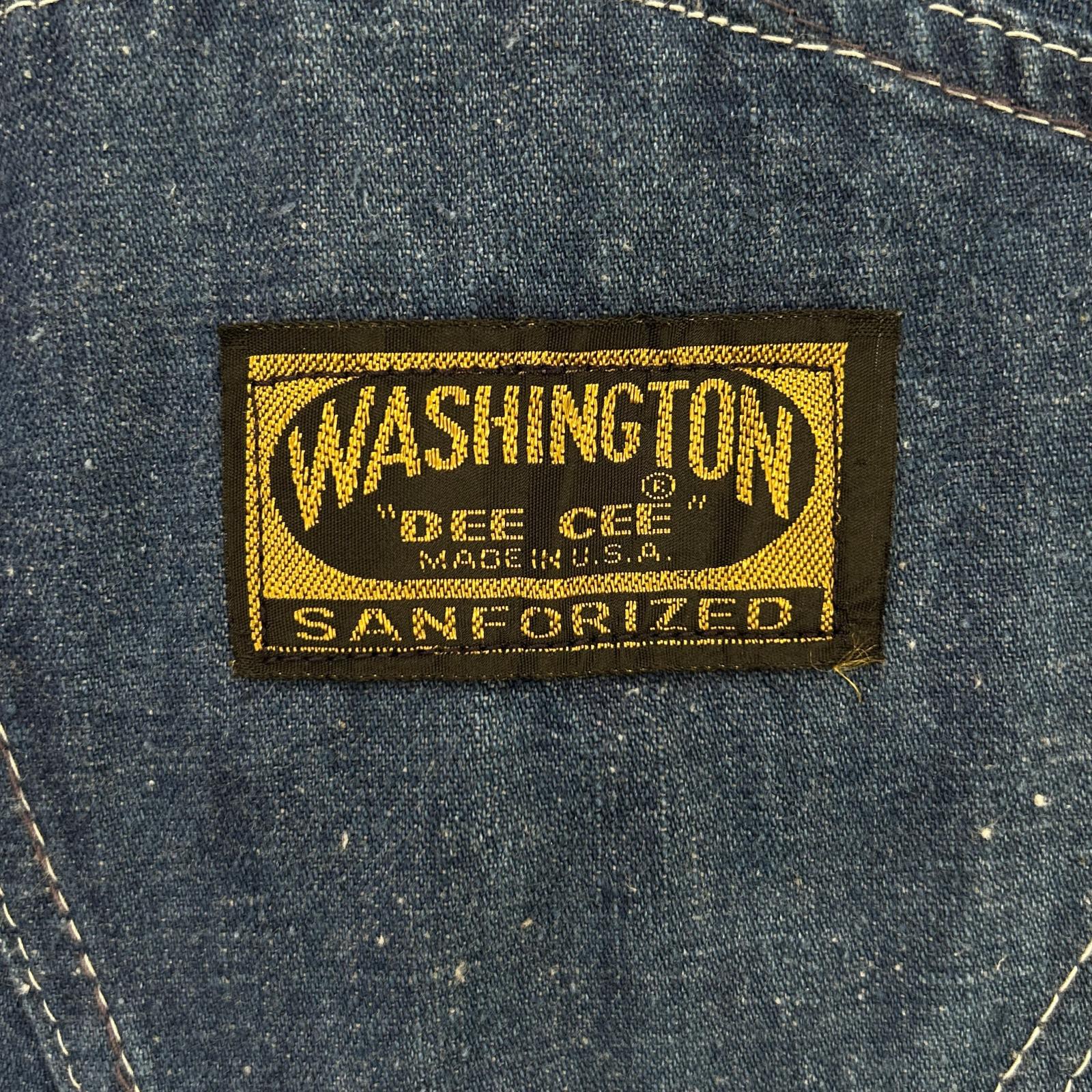 WASHINGTON DEE CEE ワシントンディーシー ブルー系 デニム オーバーオール オーバーオール オールインワン