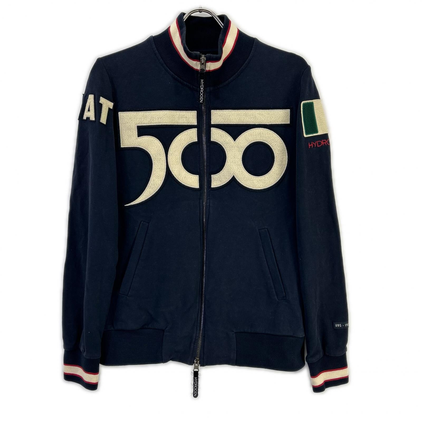 HYDROGEN ハイドロゲン ネイビー フィアット500 ダブルジップトラックジャケット ジャケット