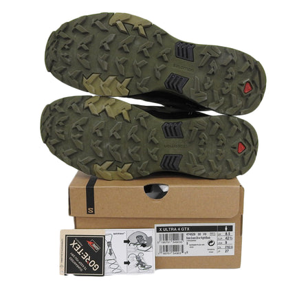 SALOMON サロモン X Ultra 4 ゴアテックス スニーカー シューズ メンズ Slate Green Olive Night Black カーキ 27cm 474529 シューズ