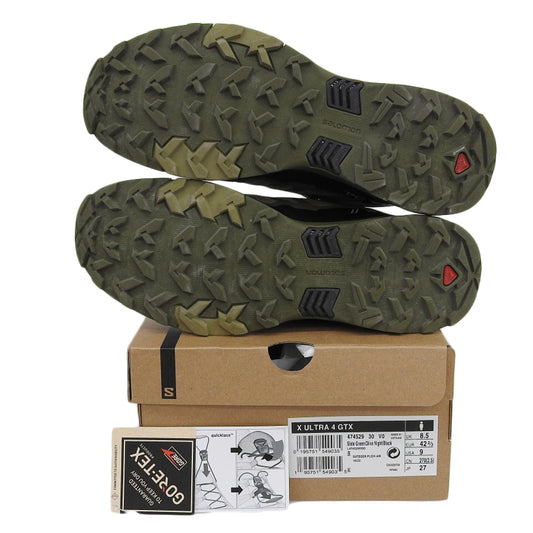 SALOMON サロモン X Ultra 4 ゴアテックス スニーカー シューズ メンズ Slate Green Olive Night Black カーキ 27cm 474529 シューズ