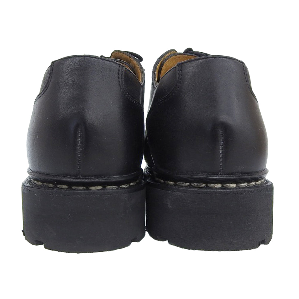 Paraboot パラブーツ 美品 シャンボード Uチップ レザー シューズ レディース ブラック 6 105273 シューズ