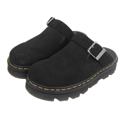 Dr.Martens ドクターマーチン ZEBZAG スエード スリングバック ミュール レディース ブラック 5 シューズ