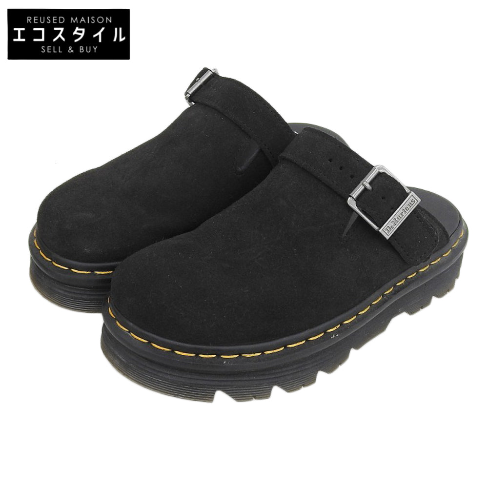 Dr.Martens ドクターマーチン ZEBZAG スエード スリングバック ミュール レディース ブラック 5 シューズ