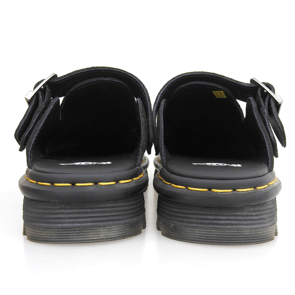 Dr.Martens ドクターマーチン ZEBZAG スエード スリングバック ミュール レディース ブラック 5 シューズ