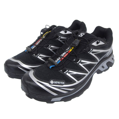 SALOMON サロモン 美品 XT-6 GTX ゴアテックス ローカットスニーカー シューズ メンズ ブラック 26.5cm 474506 シューズ