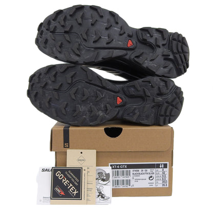SALOMON サロモン 美品 XT-6 GTX ゴアテックス ローカットスニーカー シューズ メンズ ブラック 26.5cm 474506 シューズ