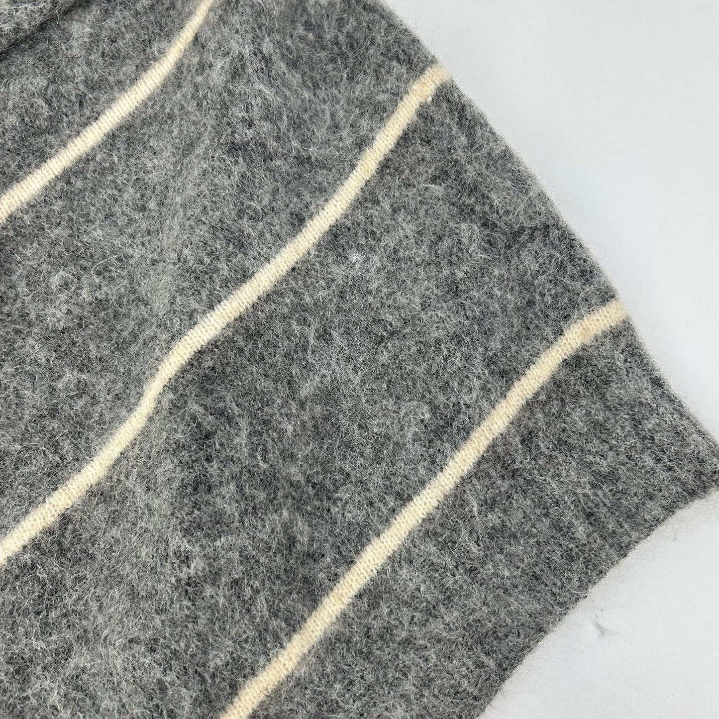 ACNE STUDIOS アクネ ストゥディオズ 2810800472 グレー ウールニット ストライプセーター トップス