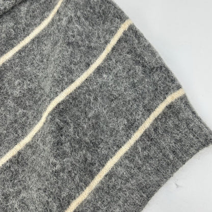 ACNE STUDIOS アクネ ストゥディオズ 2810800472 グレー ウールニット ストライプセーター トップス