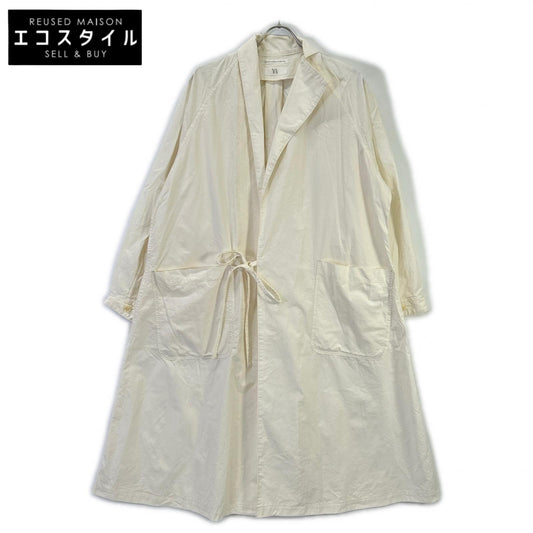 Y's ワイズ 2019SS ホワイト コットン ロング シャツコート コート