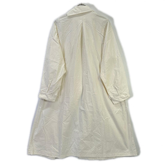 Y's ワイズ 2019SS ホワイト コットン ロング シャツコート コート