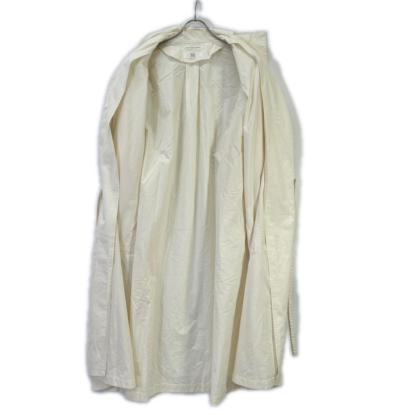 Y's ワイズ 2019SS ホワイト コットン ロング シャツコート コート
