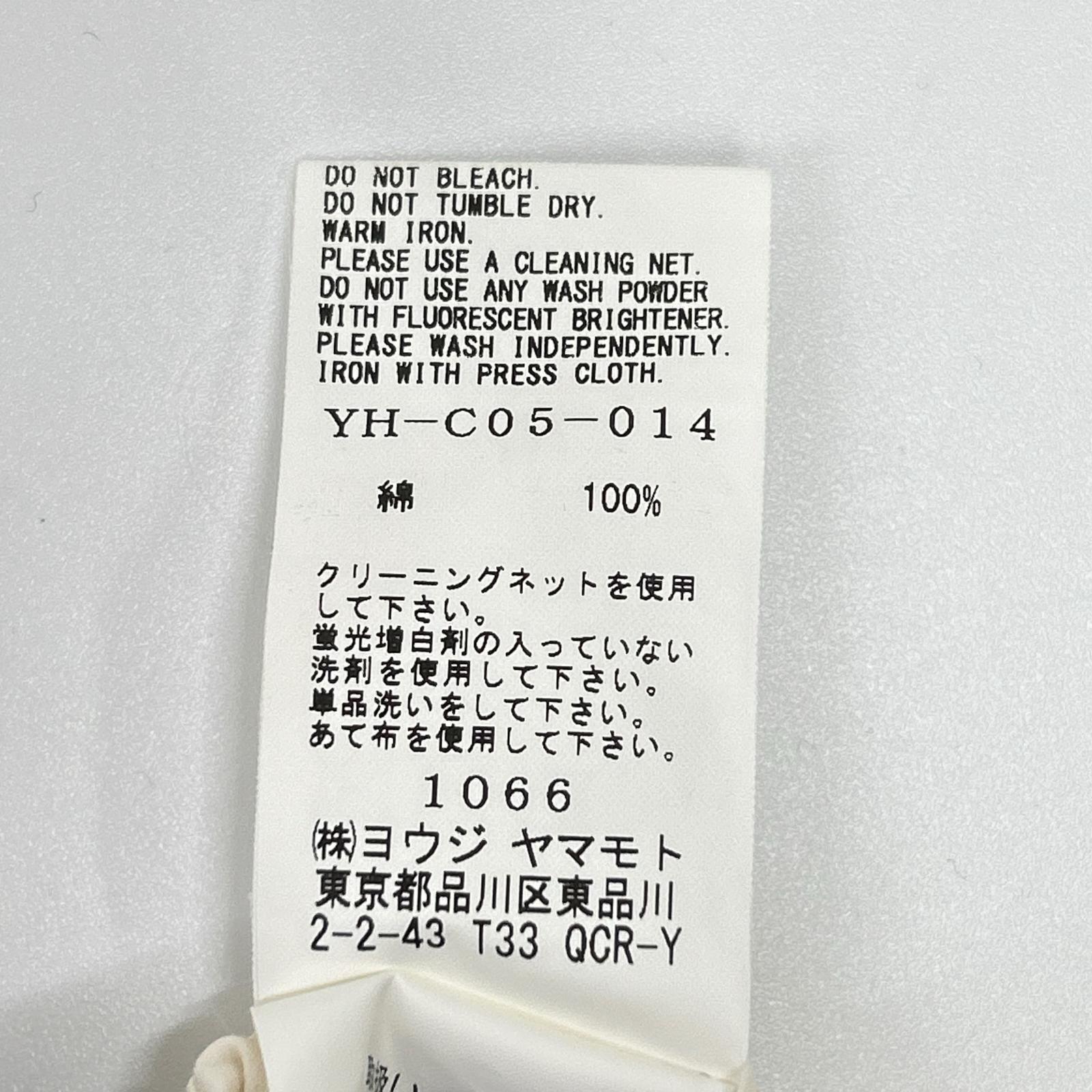 Y's ワイズ 2019SS ホワイト コットン ロング シャツコート コート