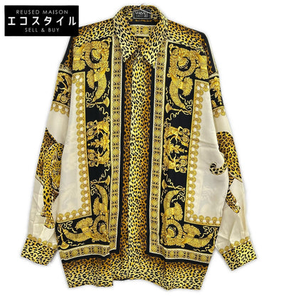 VERSACE CLASSIC ヴェルサーチクラシック 08304255 レオパード バロック シャツ トップス