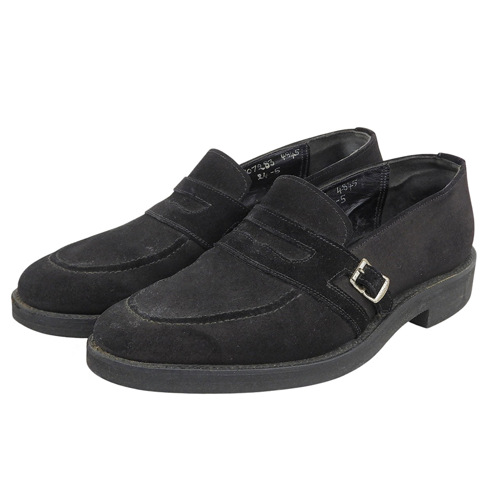 COMMEdesGARCONS HOMME PLUS コムデギャルソンオムプリュス スエード ローファー シューズ メンズ ブラック 24.5cm シューズ