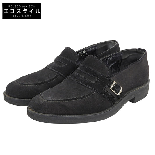COMMEdesGARCONS HOMME PLUS コムデギャルソンオムプリュス スエード ローファー シューズ メンズ ブラック 24.5cm シューズ