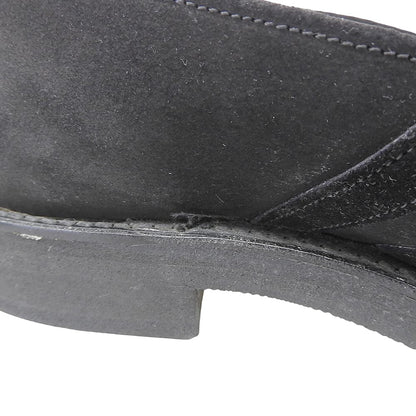 COMMEdesGARCONS HOMME PLUS コムデギャルソンオムプリュス スエード ローファー シューズ メンズ ブラック 24.5cm シューズ