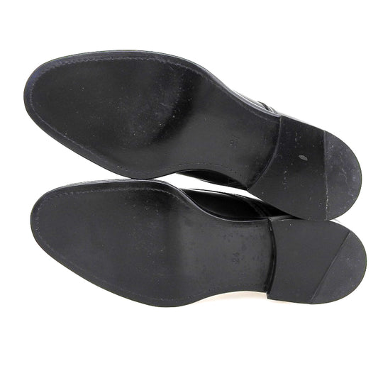 COMMEdesGARCONS HOMME PLUS コムデギャルソンオムプリュス プレーントゥ レザー シューズ メンズ ブラック 24 シューズ