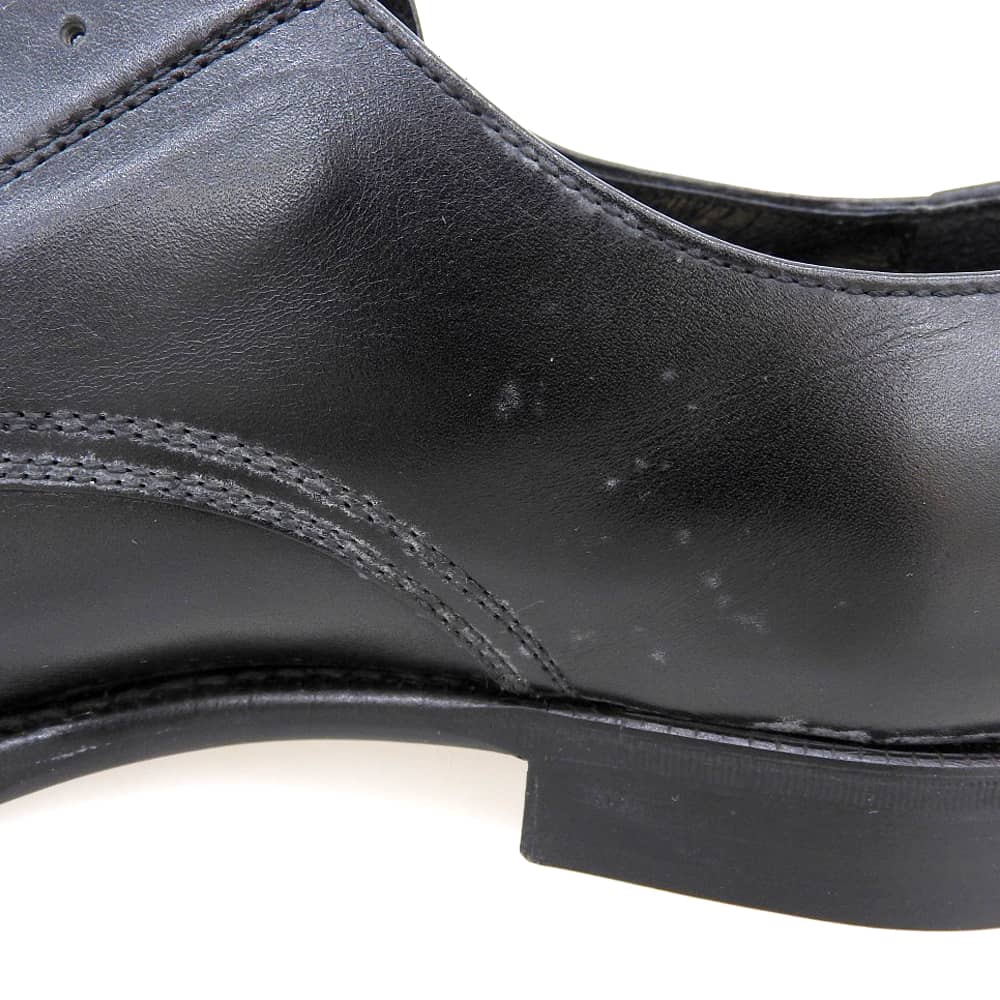 COMMEdesGARCONS HOMME PLUS コムデギャルソンオムプリュス プレーントゥ レザー シューズ メンズ ブラック 24 シューズ