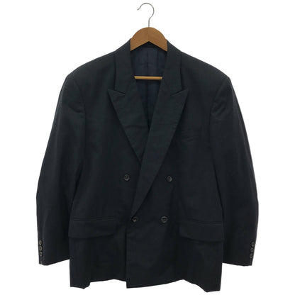 COMMEdesGARCONS HOMME PLUS AD1989 PP-11001S Black 100% wool coordinated set, bottoms