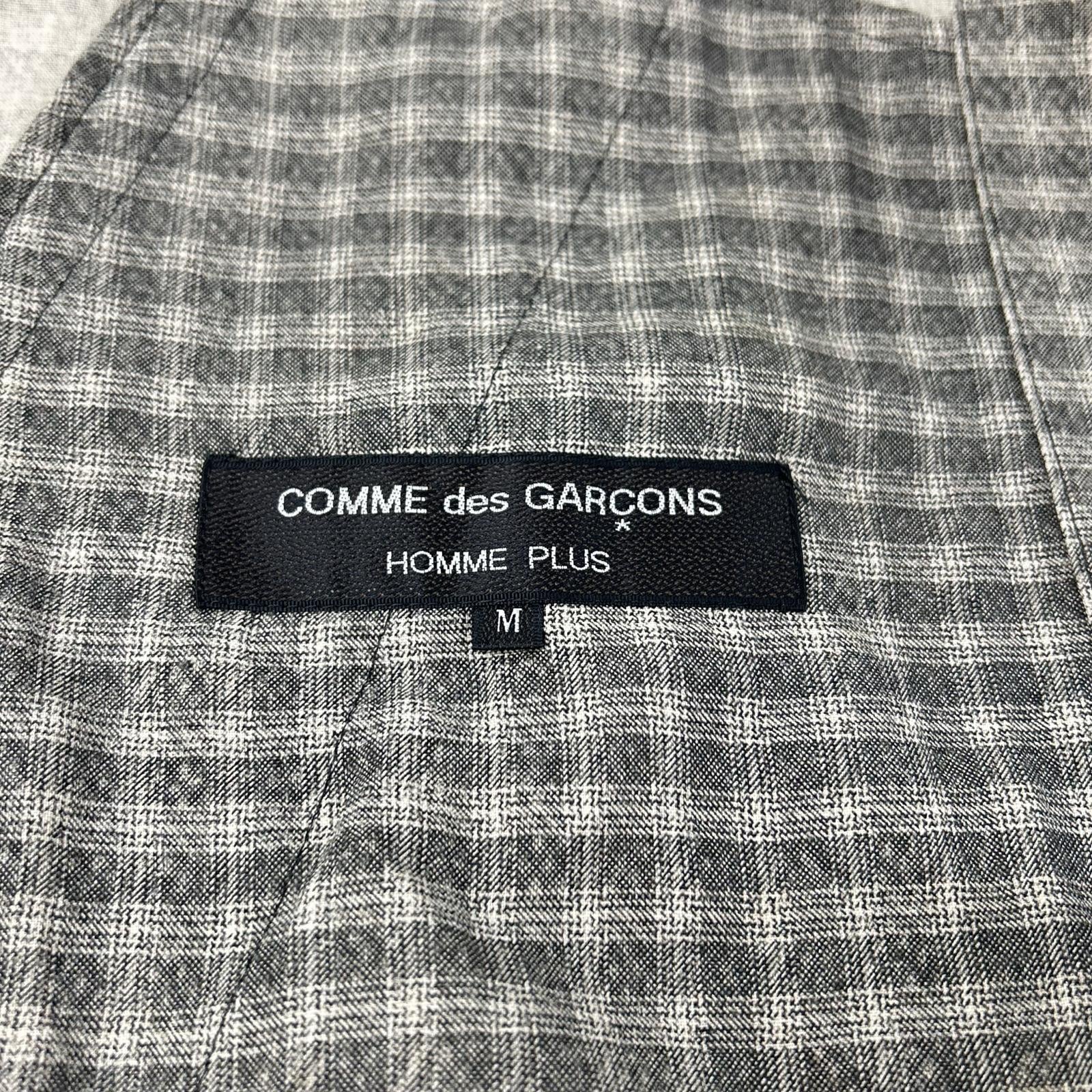 COMMEdesGARCONS HOMME PLUS コムデギャルソンオムプリュス AD1992 PJ-110820 ブラウン チェック ジップ ジャケット ジャケット