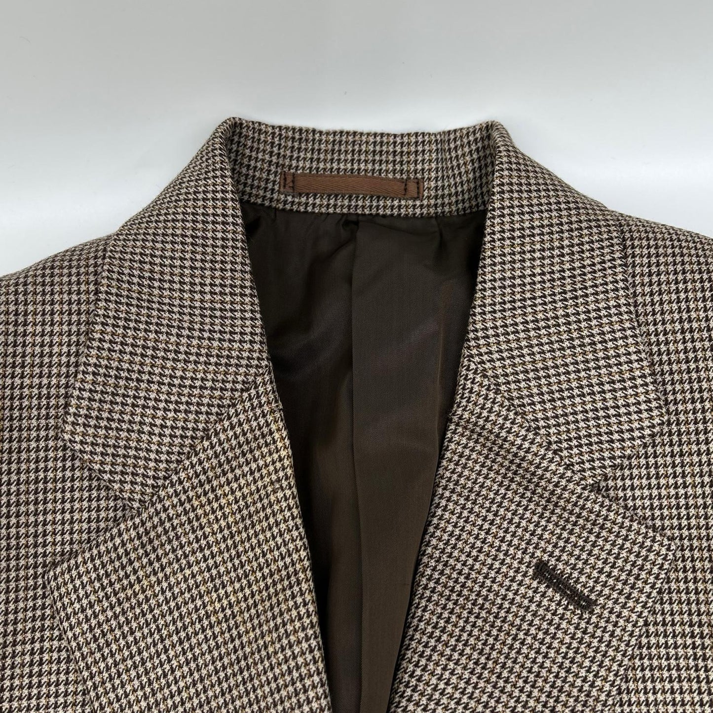 COMMEdesGARCONS HOMME PLUS コムデギャルソンオムプリュス AD1991　90ｓ　PJ-0503S ブラウン ハウンドトゥース ウール セットアップ スーツ スーツ セットアップ