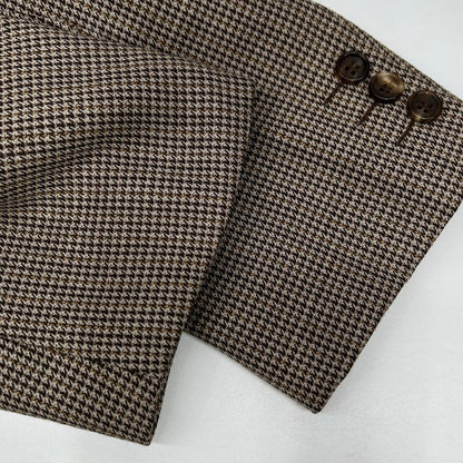 COMMEdesGARCONS HOMME PLUS コムデギャルソンオムプリュス AD1991　90ｓ　PJ-0503S ブラウン ハウンドトゥース ウール セットアップ スーツ スーツ セットアップ