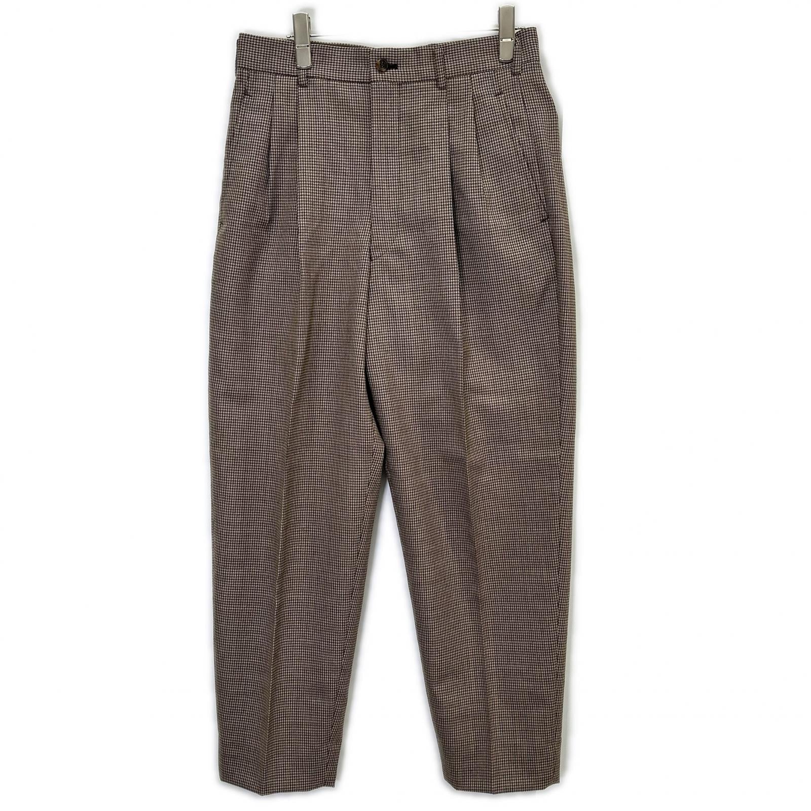 COMMEdesGARCONS HOMME PLUS コムデギャルソンオムプリュス AD1991　90ｓ　PJ-0503S ブラウン ハウンドトゥース ウール セットアップ スーツ スーツ セットアップ