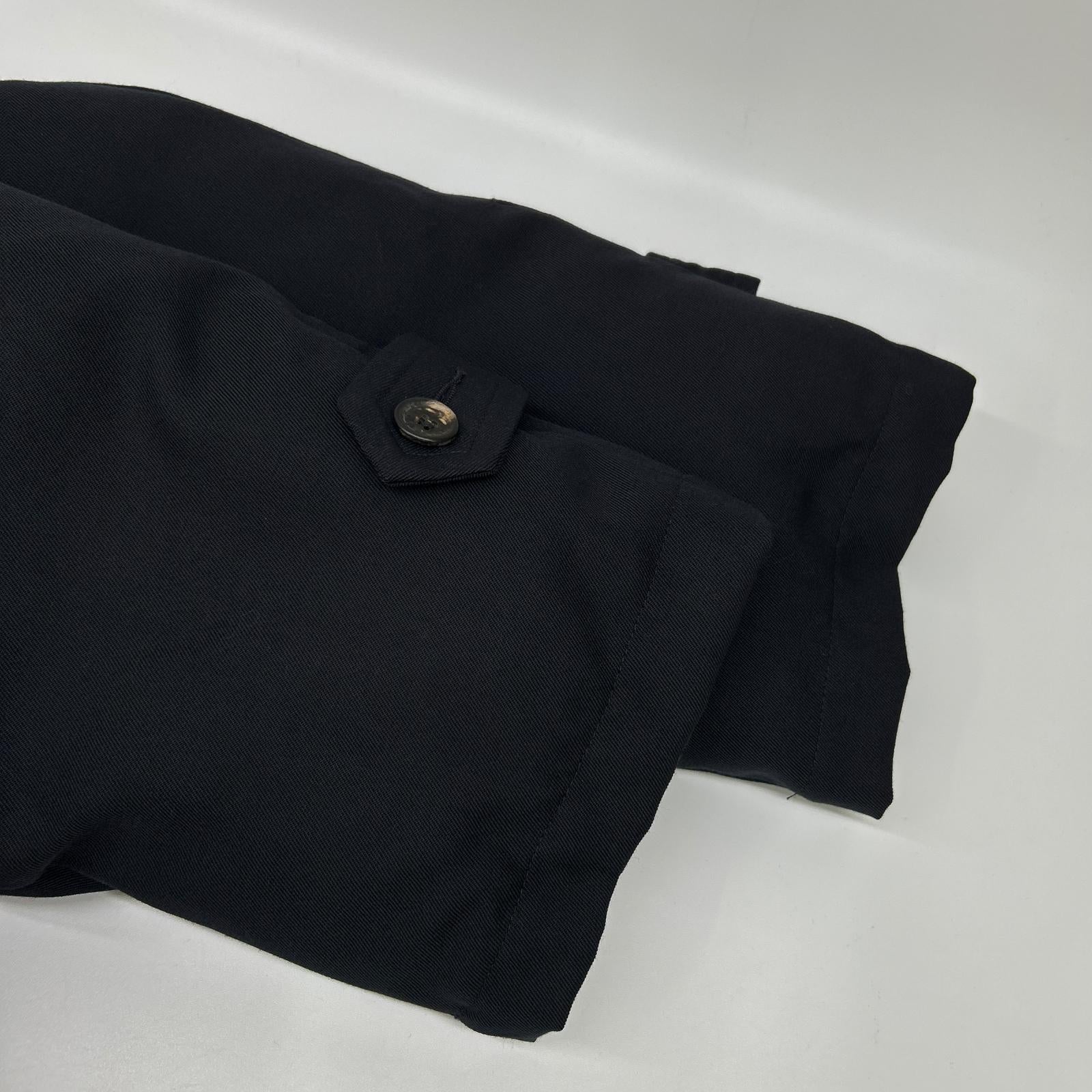 COMMEdesGARCONS SHIRT コムデギャルソンシャツ D-TK9210 ブラック ウール×ナイロン シャツ ダウンジャケット ジャケット