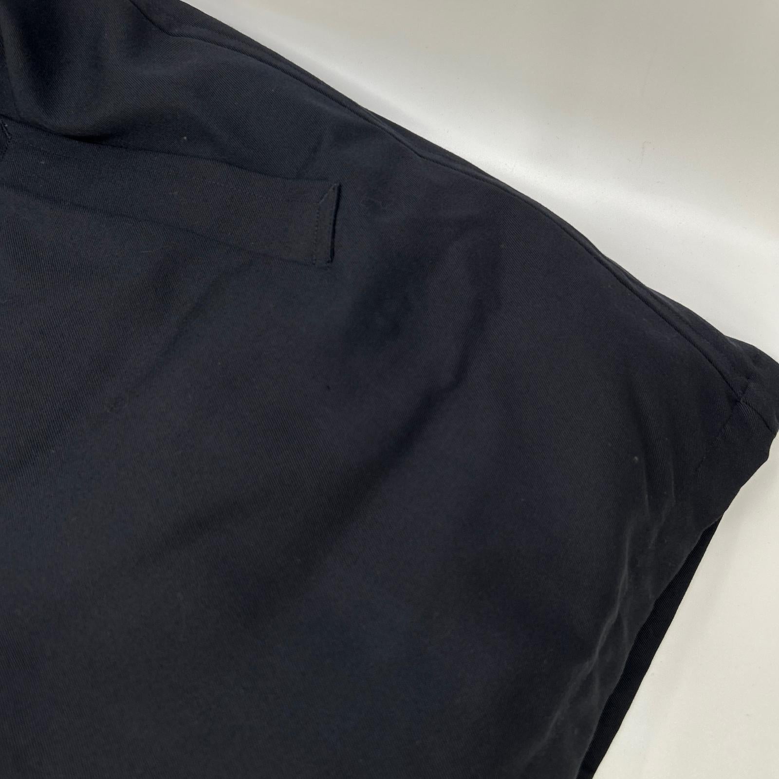 COMMEdesGARCONS SHIRT コムデギャルソンシャツ D-TK9210 ブラック ウール×ナイロン シャツ ダウンジャケット ジャケット