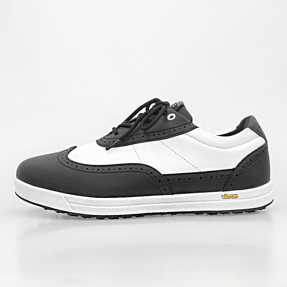 BEAMS GOLF ビームスゴルフ 未使用 ウイングチップ スパイクレスシューズ メンズ ブラック×ホワイト 26cm シューズ