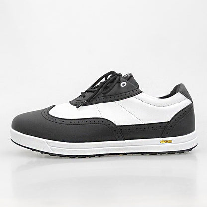 BEAMS GOLF ビームスゴルフ 未使用 ウイングチップ スパイクレスシューズ メンズ ブラック×ホワイト 26cm シューズ