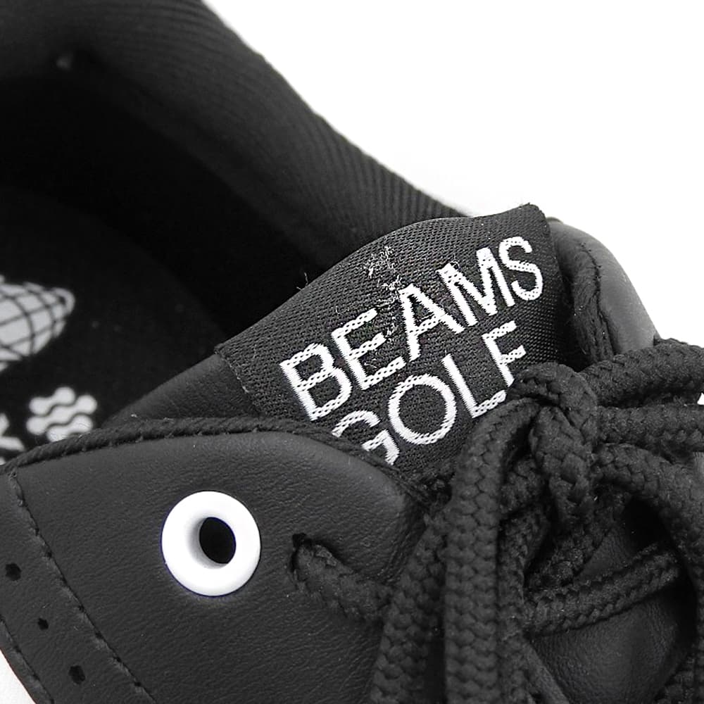 BEAMS GOLF ビームスゴルフ 未使用 ウイングチップ スパイクレスシューズ メンズ ブラック×ホワイト 26cm シューズ