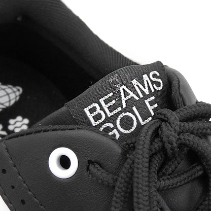 BEAMS GOLF ビームスゴルフ 未使用 ウイングチップ スパイクレスシューズ メンズ ブラック×ホワイト 26cm シューズ