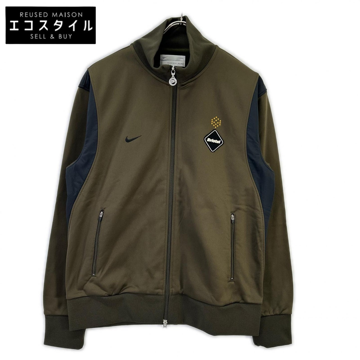 F.C.Real Bristol エフシーリアルブリストル ×NIKE F60408BRV カーキ トラックジャケット ジャケット