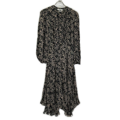 ISABEL MARANT ETOILE イザベル マラン エトワール 78-06-06-06006 ブラック×ベージュ 花柄 長袖 ワンピース ワンピース