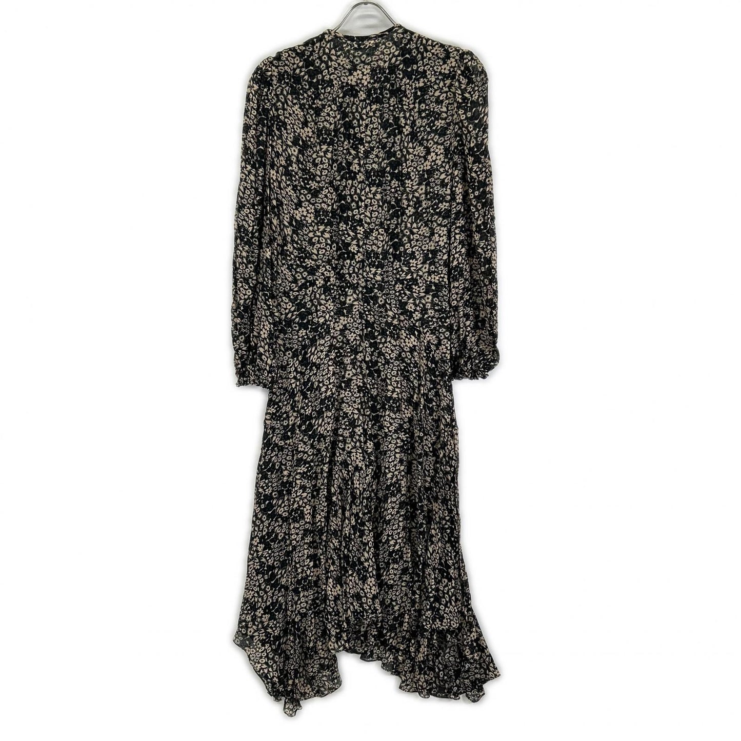 ISABEL MARANT ETOILE イザベル マラン エトワール 78-06-06-06006 ブラック×ベージュ 花柄 長袖 ワンピース ワンピース