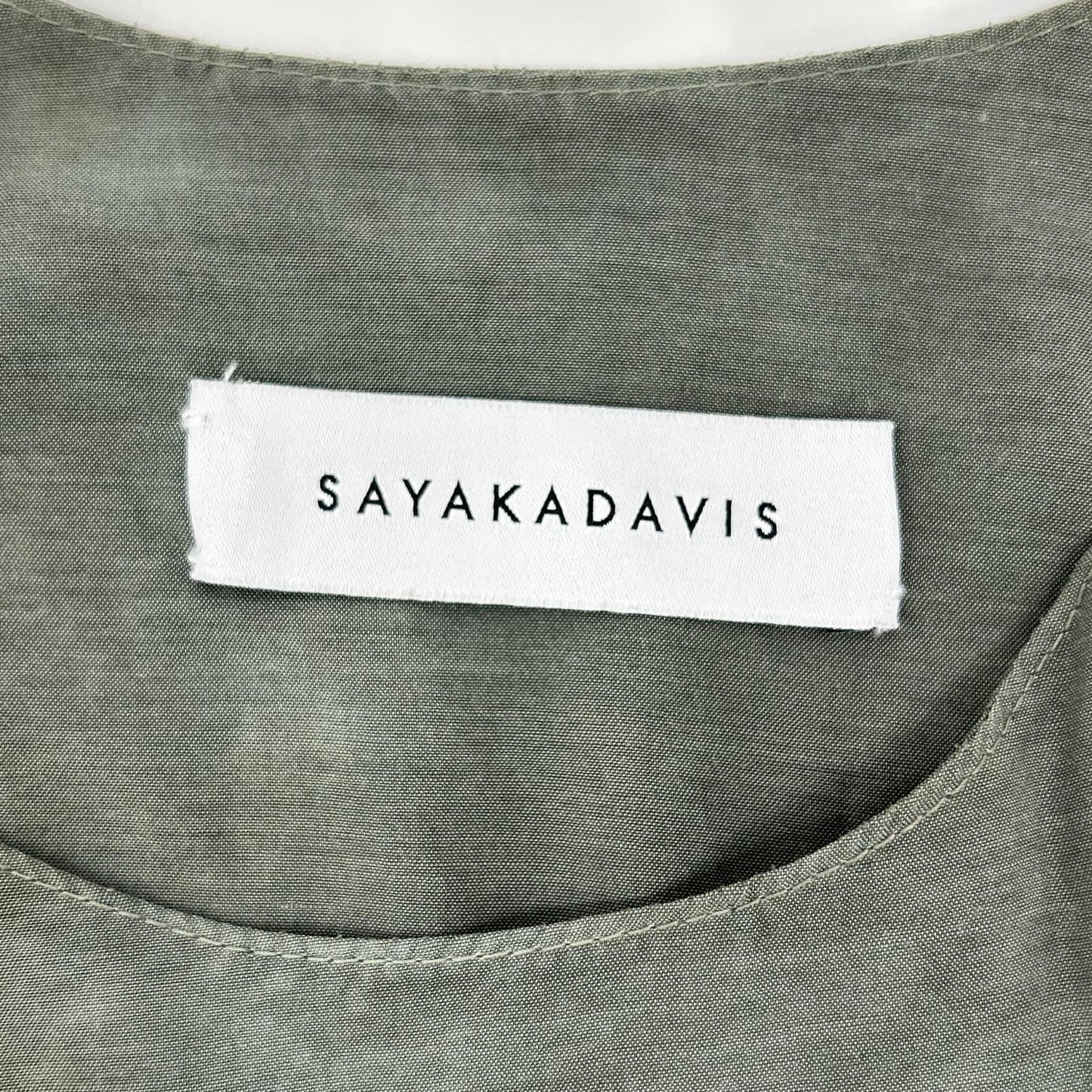 SAYAKADAVIS サヤカデイヴィス MDR5-DDG カーキ系 ディップダイロングワンピース ワンピース
