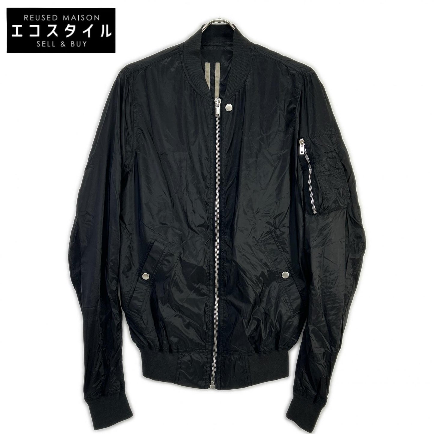 DRKSHDW ダークシャドウ 19ss　DU19S4760-NP ブラック FLIGHT BOMBER JACKET ジャケット
