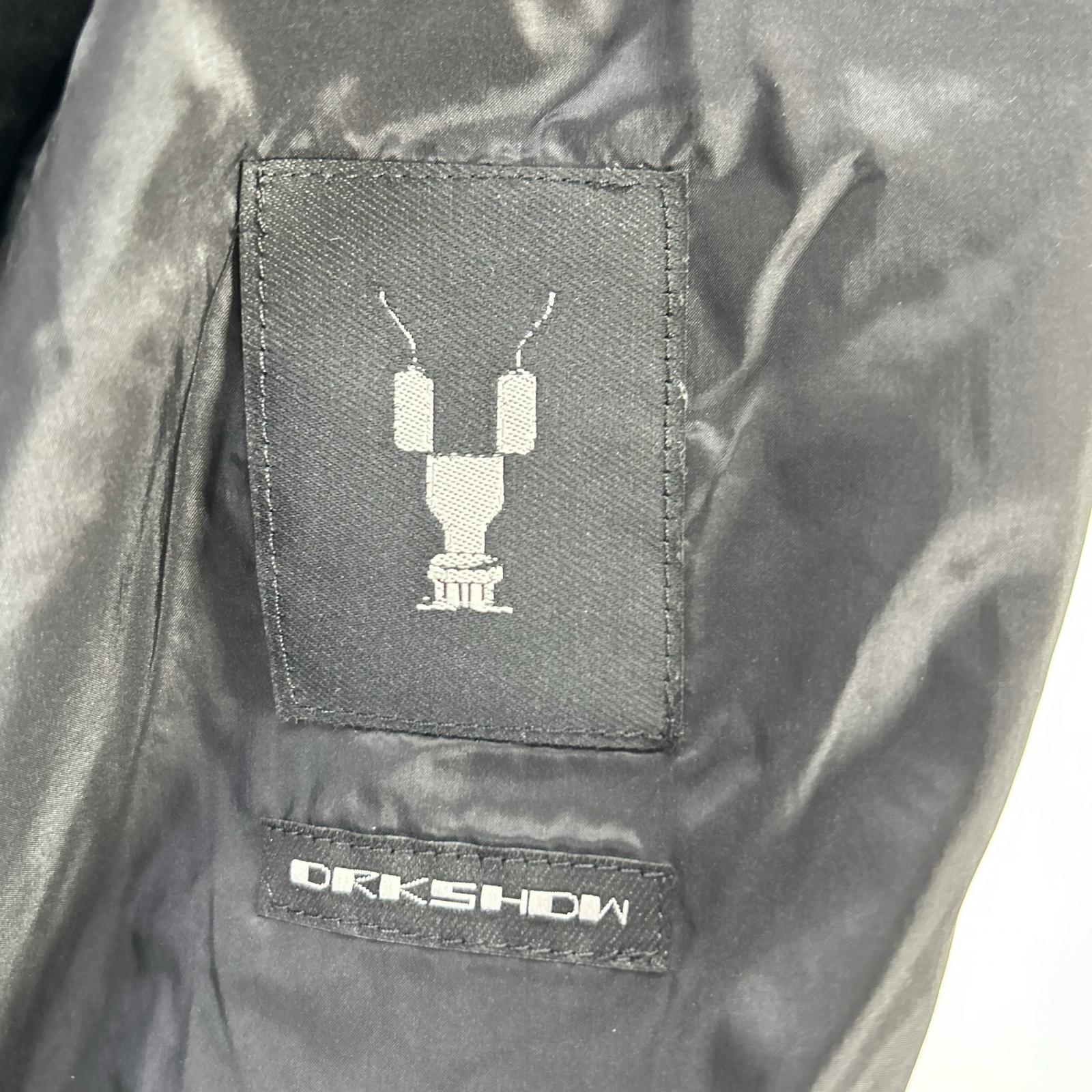 DRKSHDW ダークシャドウ 19ss　DU19S4760-NP ブラック FLIGHT BOMBER JACKET ジャケット
