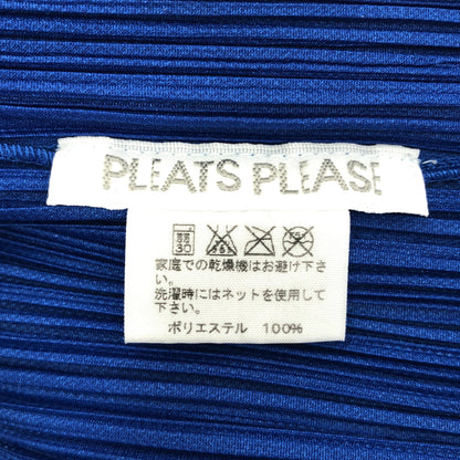 PLEATS PLEASE Pleats Please PP51-JK771 Blue Flamingo Sleeveless Top Top