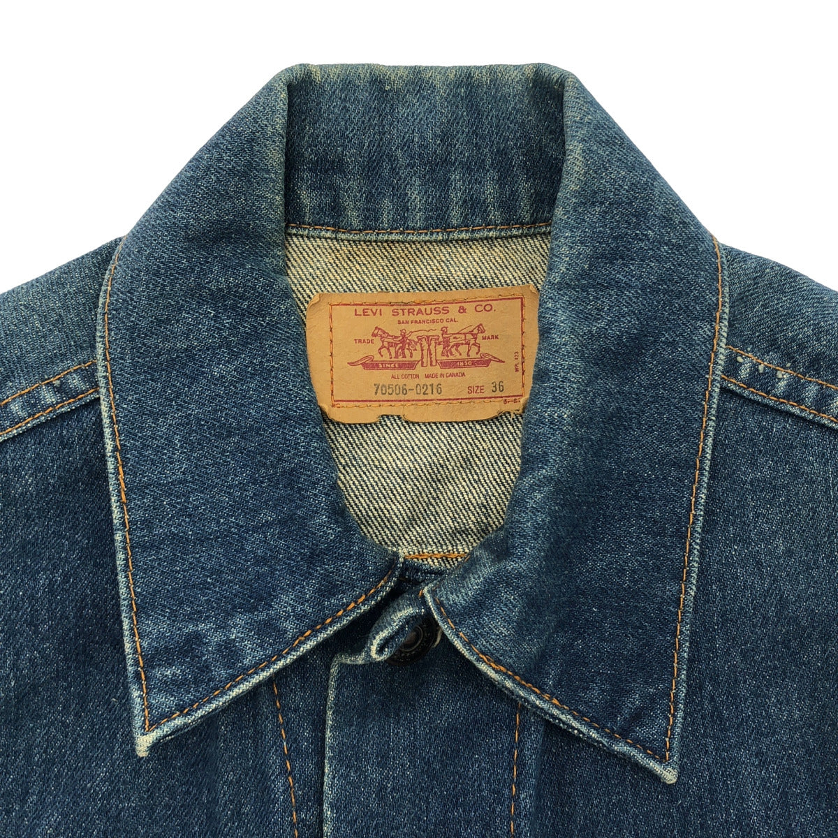 LEVI'S リーバイス 80'S 70506-0216 カナダ製 デニムジャケット トップス