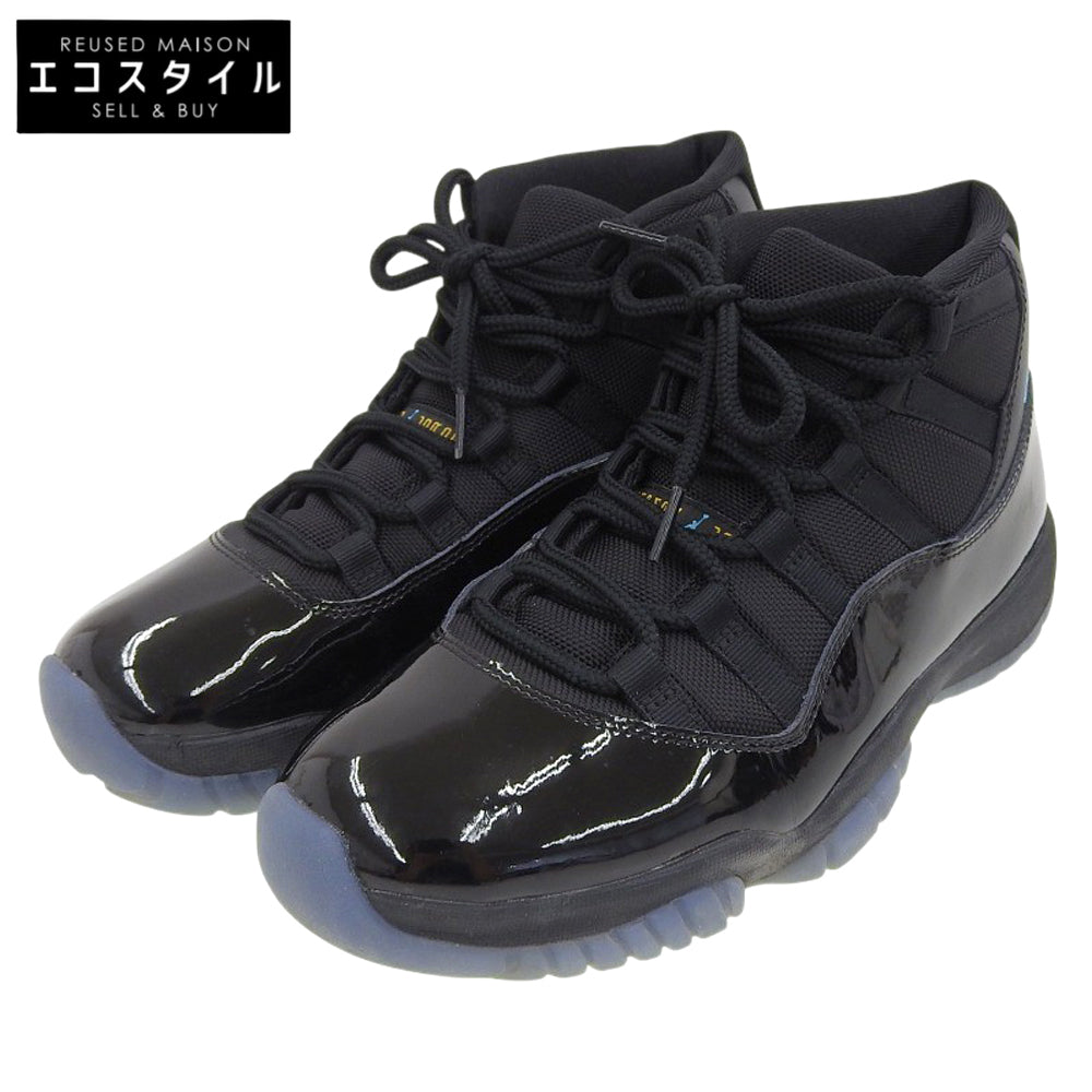 NIKE ナイキ 美品 エアジョーダン11 レトロ ガンマ シューズ メンズ ブラック 28cm CT8012-047 シューズ