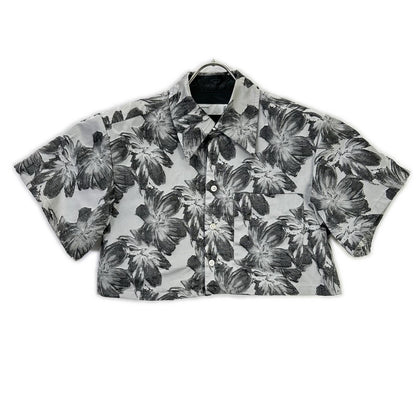 TOGA トーガ 23SS TA31-FJ027 ブラック Flower jacquard shirt トップス
