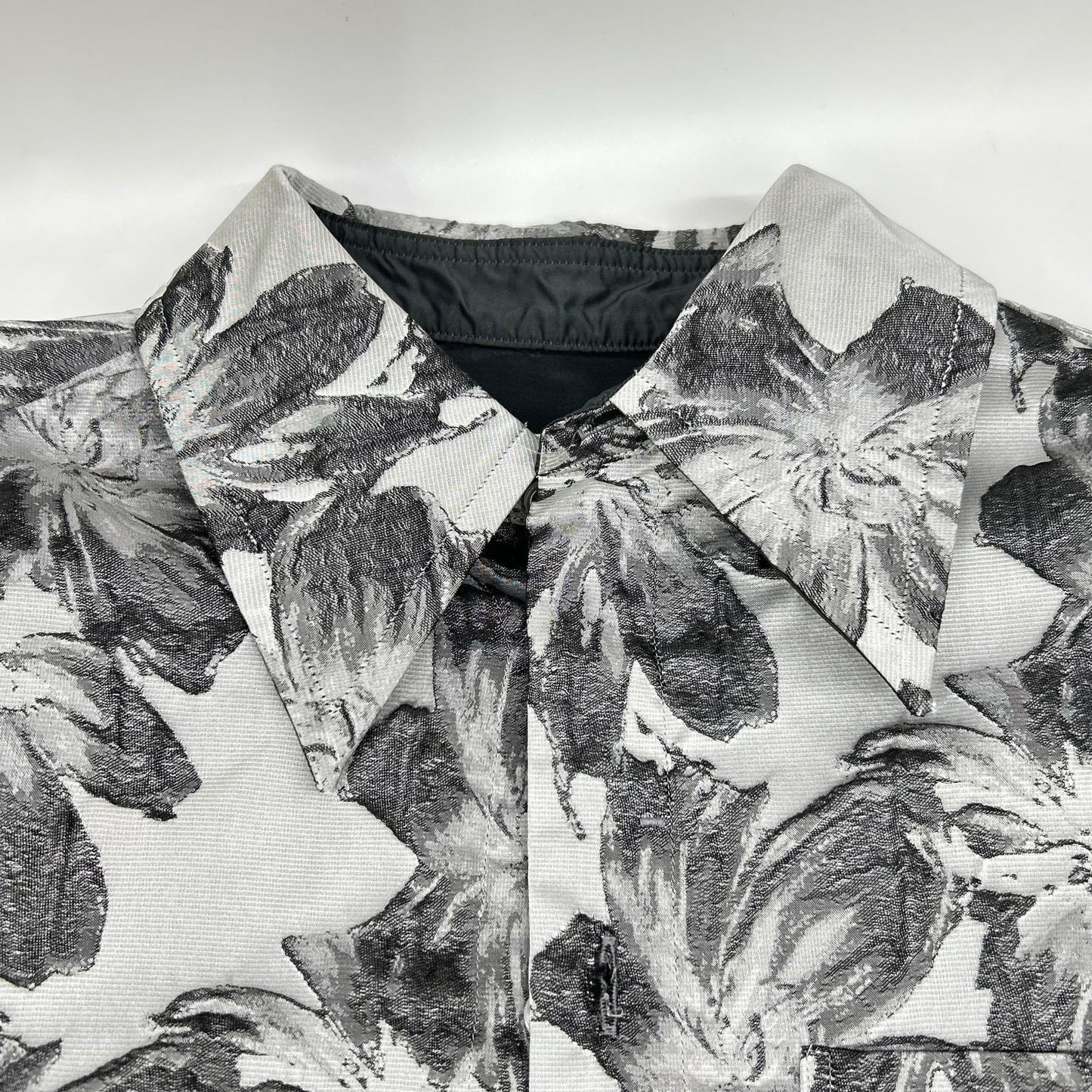 TOGA トーガ 23SS TA31-FJ027 ブラック Flower jacquard shirt トップス