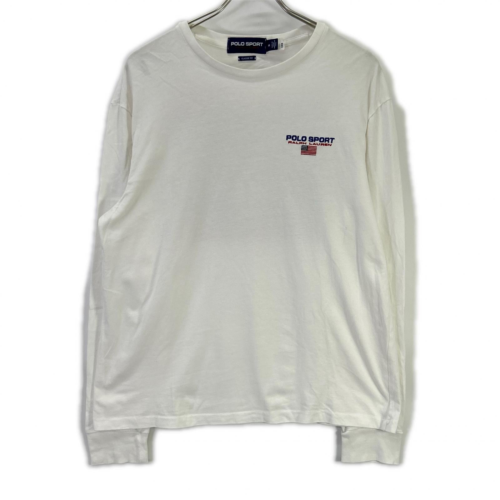 PoloSportRalphLauren ポロスポーツラルフローレン 21年製 ホワイト CLASSIC FIT ロゴ Tシャツ トップス