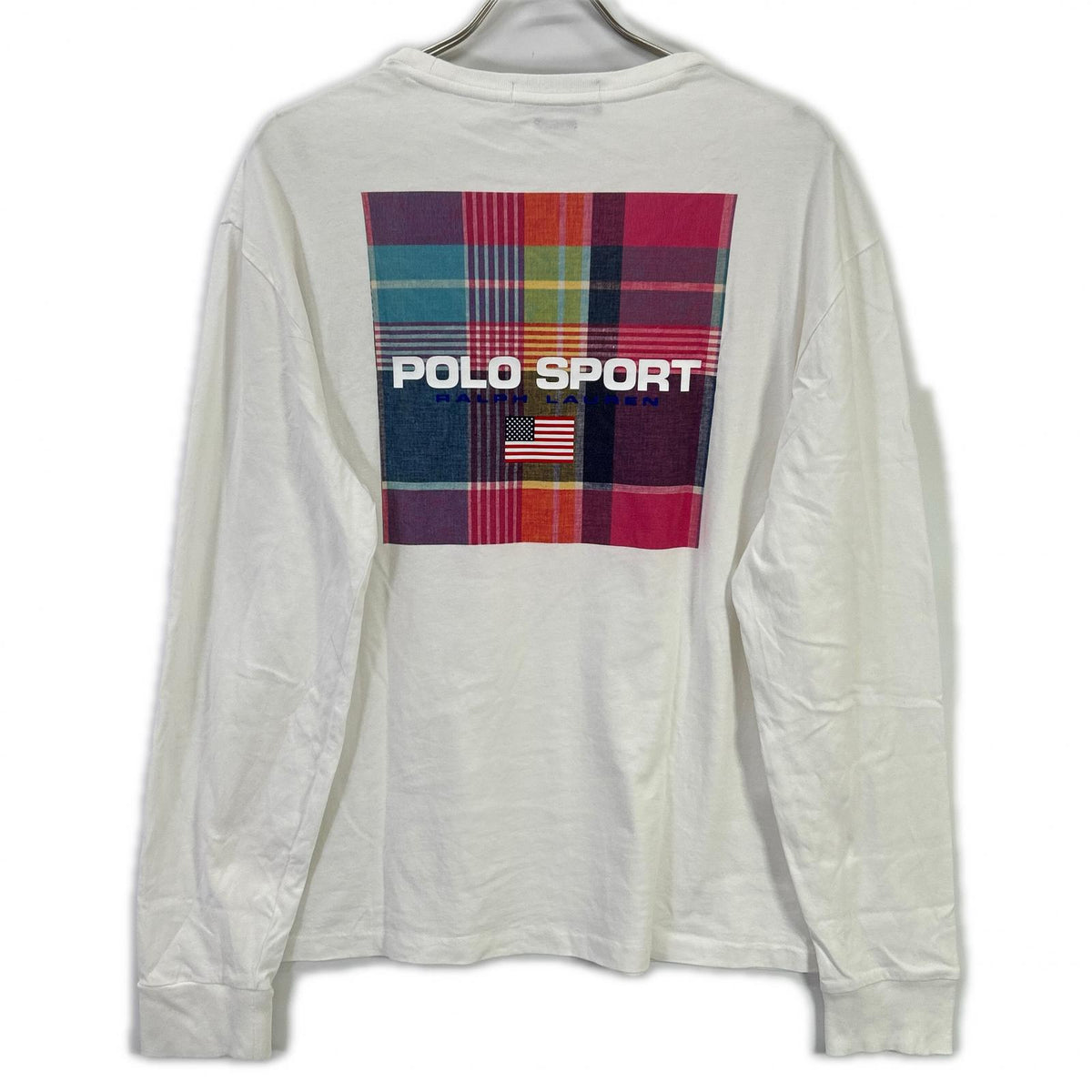 PoloSportRalphLauren ポロスポーツラルフローレン 21年製 ホワイト CLASSIC FIT ロゴ Tシャツ トップス