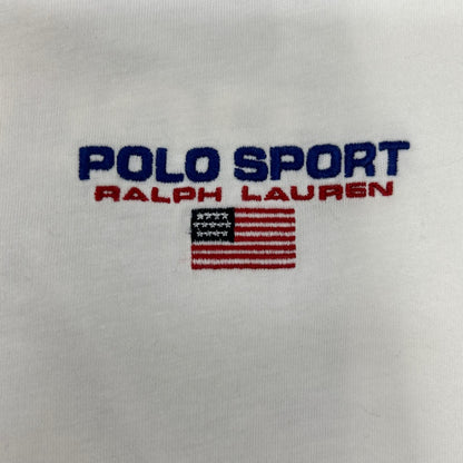 PoloSportRalphLauren ポロスポーツラルフローレン 21年製 ホワイト CLASSIC FIT ロゴ Tシャツ トップス