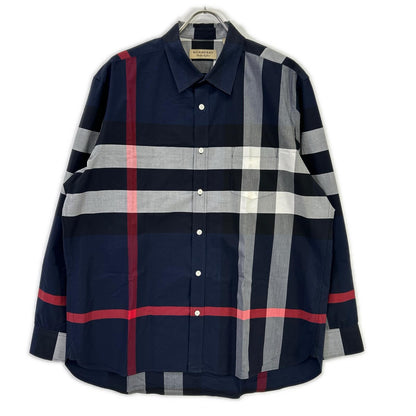 Burberry LONDON バーバリーロンドン 8004829 ネイビー Windsor patch pocket shirt トップス